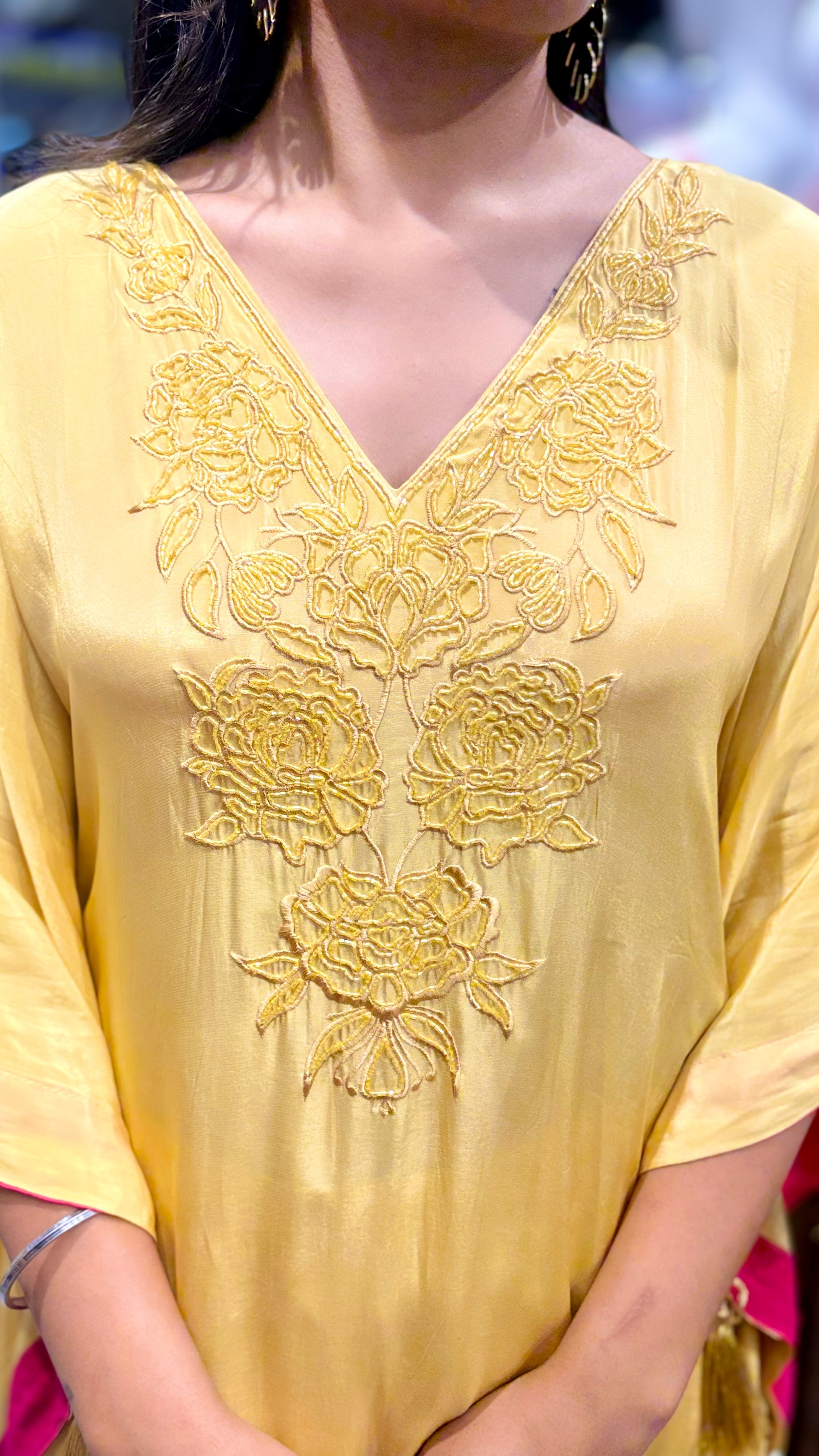 Hoorain kaftan set