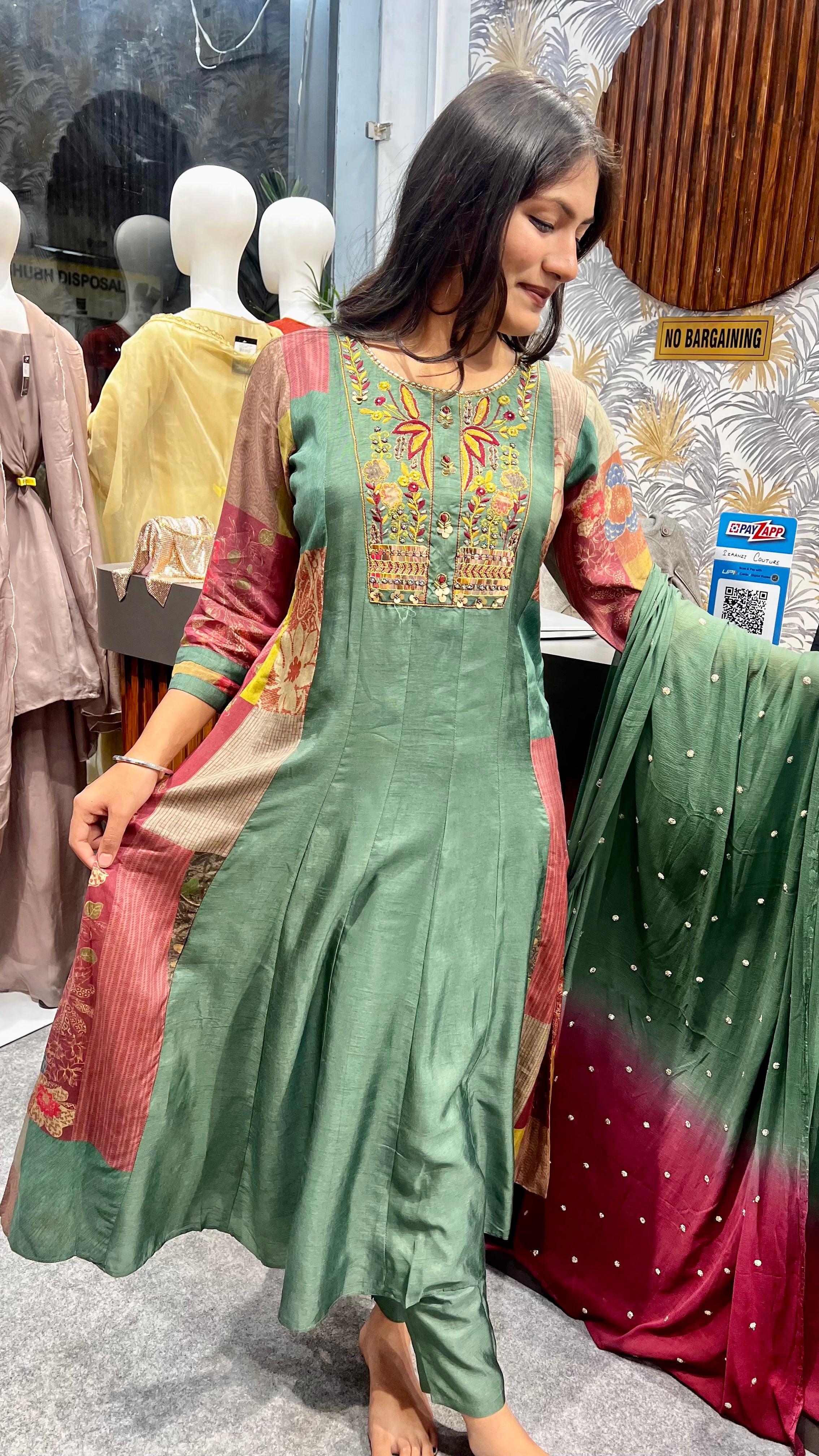 Ramsha Kali suit
